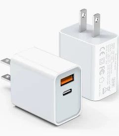 Cargador Doble USB-C 25W