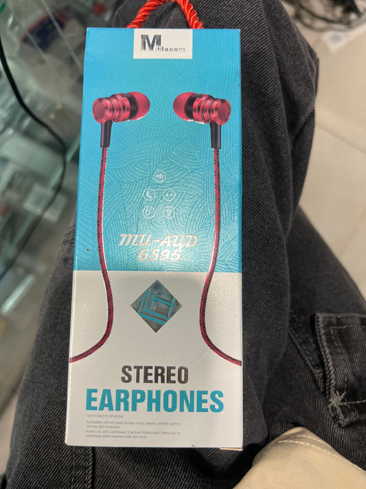 Audifonos Alambricos Mulasom