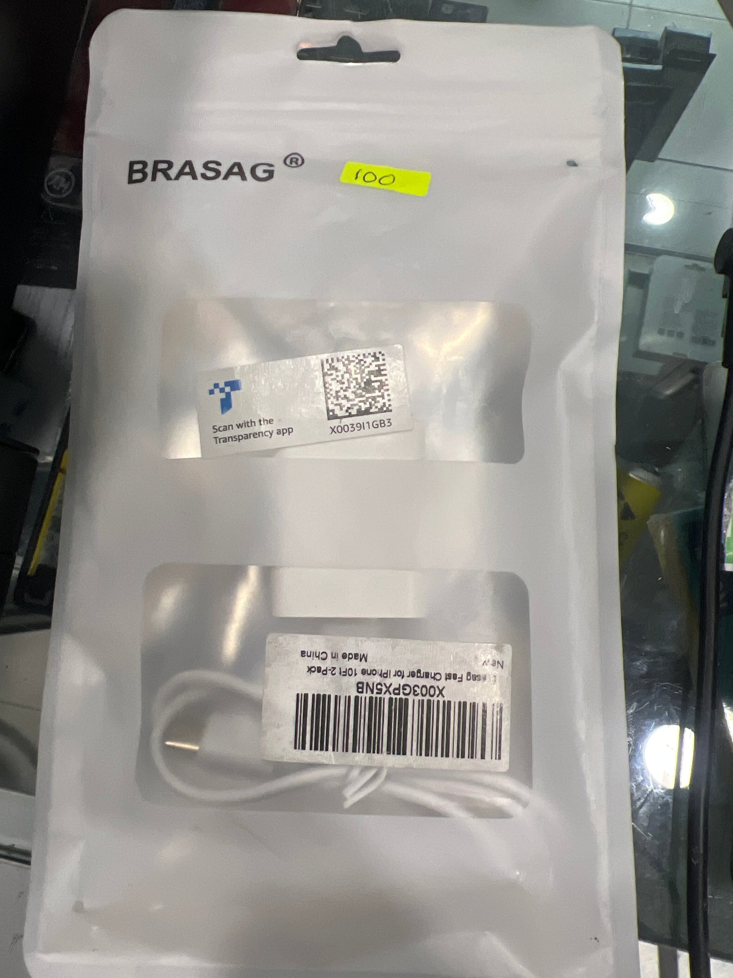 Cargador Rapido Tipo C BRASAG
