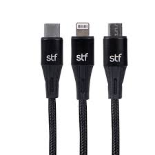 Cable Carga y Datos USB a Micro / C / Lightning 1.2M