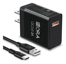 Cargador ORA 18W Y Cable Tipo C 1M