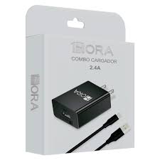 Combo Cargador USB a Micro 12W MAX 2.4A 1M